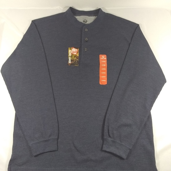 ALPINE LAKES MENS L LONG SLEEVE PULLOVER THERMAL - Picture 1 of 4